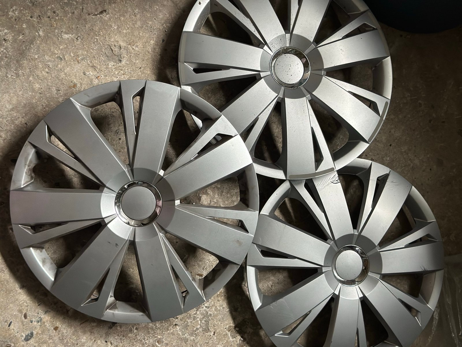 Wieldoppen voor Skoda Fabia of Volkswagen Polo, Ophalen, Gebruikt