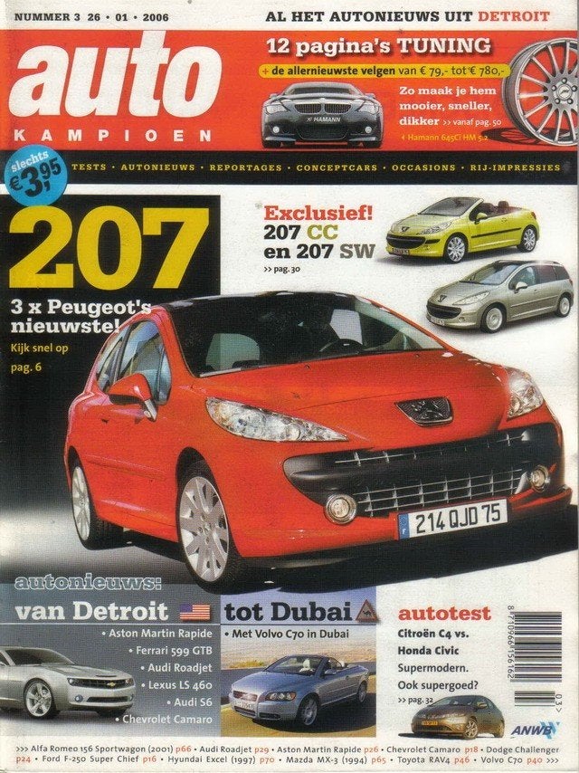 Autokampioen 3 2006 : Volvo C70 - Alfa 156 Sportwagon - Audi, Ophalen of Verzenden, Gelezen, Algemeen