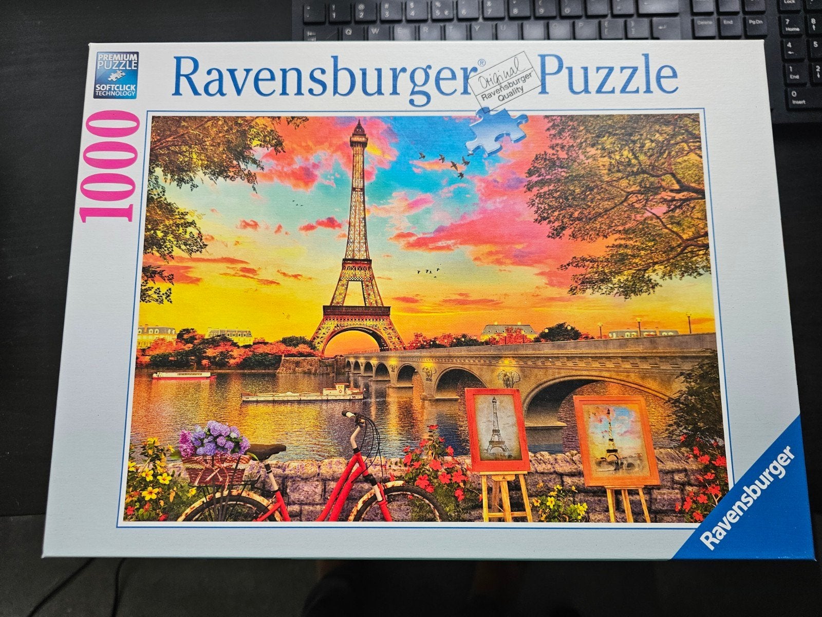 Ravensburger puzzel Eiffeltoren, Ophalen, 500 t/m 1500 stukjes, Zo goed als nieuw