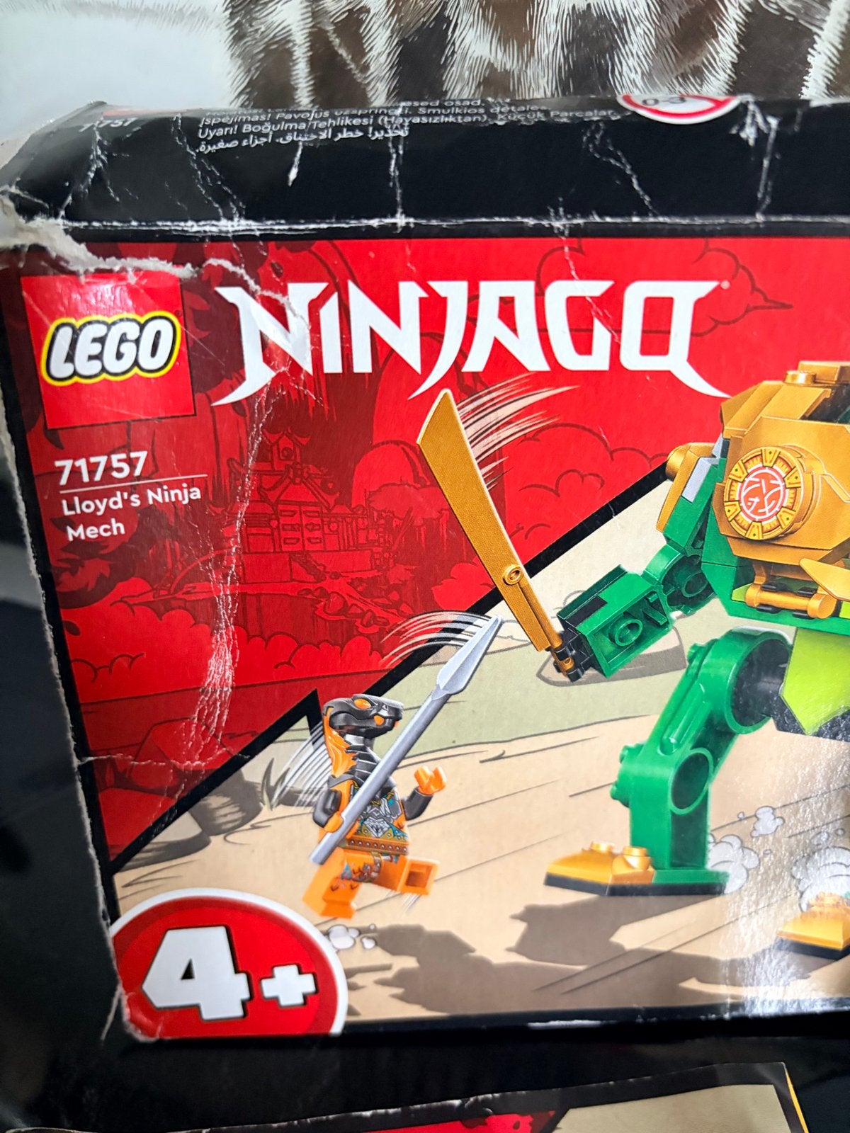 Lego Ninjago Lloyd's Ninja Mech 71757, Lego, Ophalen of Verzenden, Zo goed als nieuw, Compleet