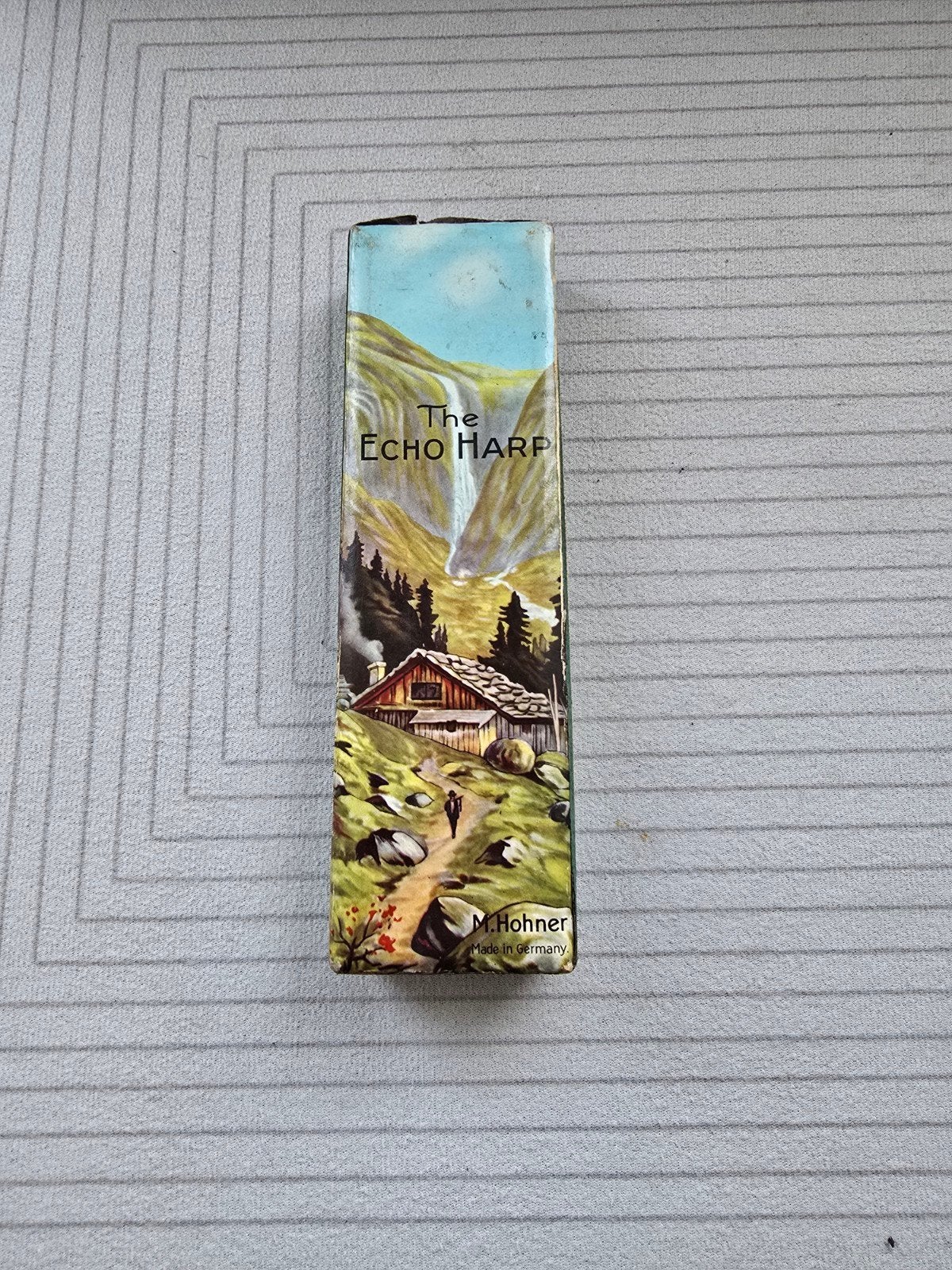 M. Hohner The Echo Harp Mondharmonica met doosje, Muziek en Instrumenten, Ophalen, Gebruikt, Overige typen, Met koffer of doosje