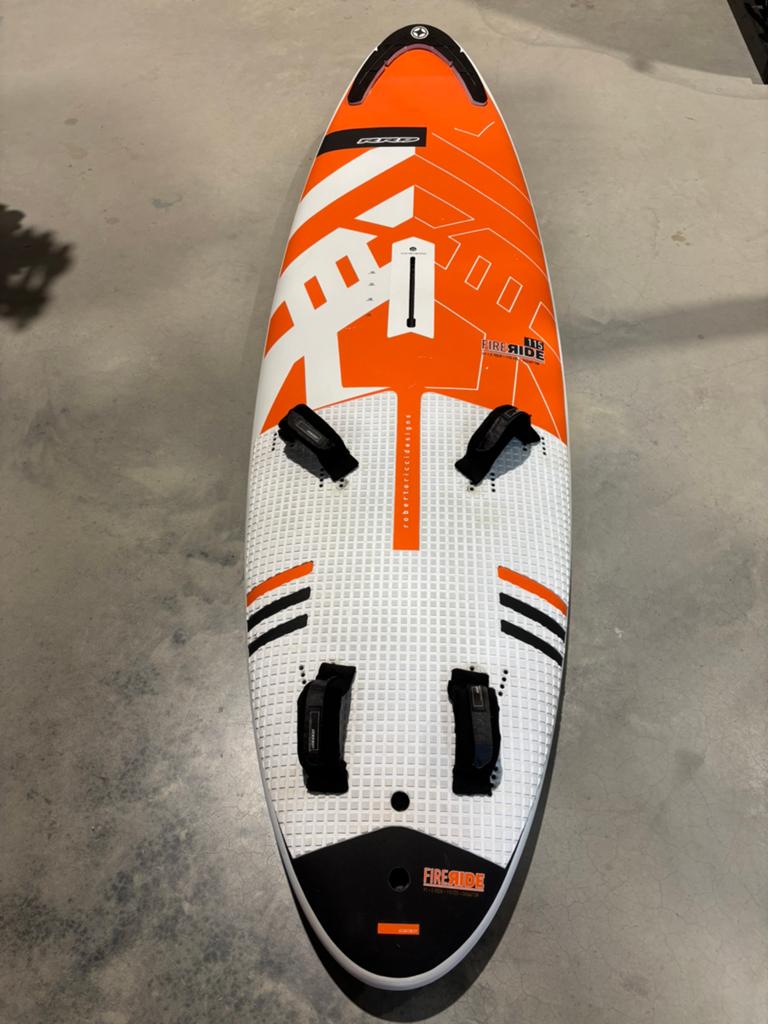 RRD FireRide 115 – Veelzijdig Freeride board, Watersport en Boten, Windsurfen, Gebruikt, -, Minder dan 250 cm, RRD