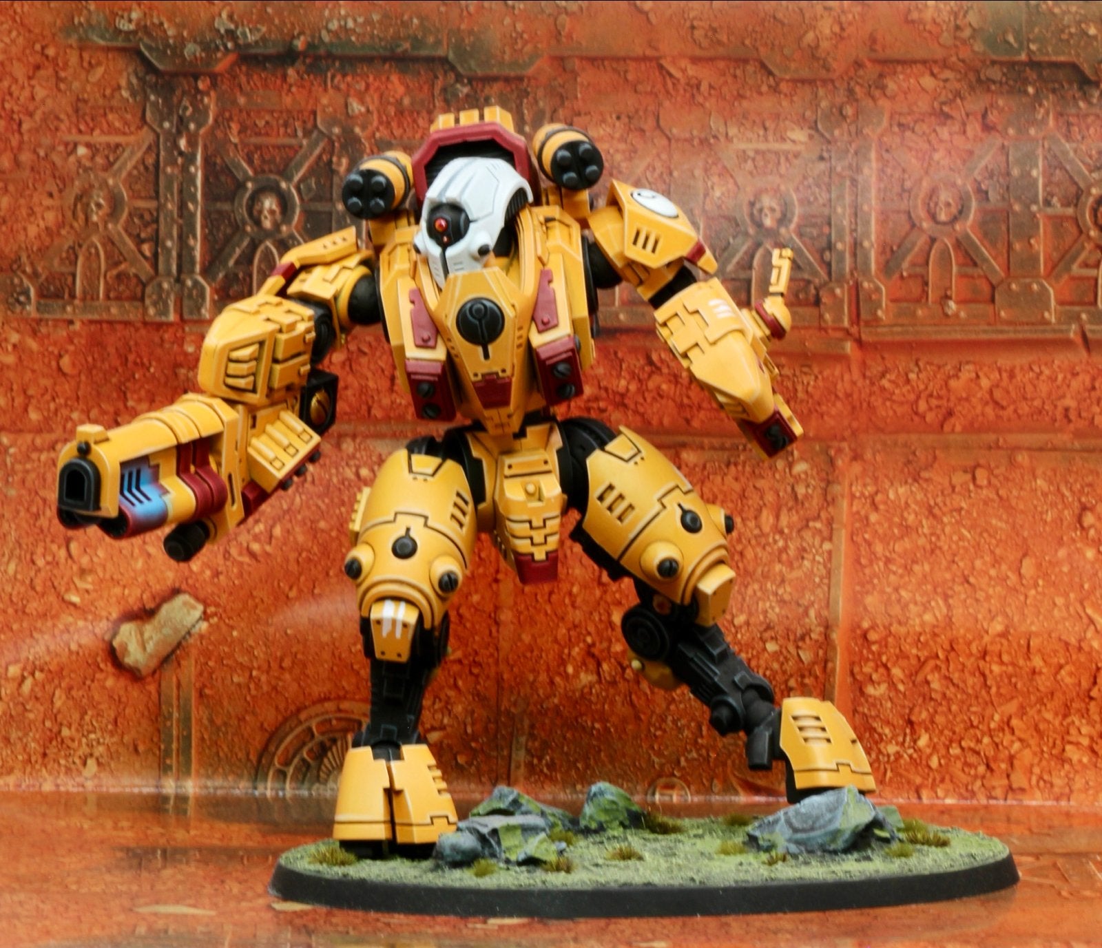 Warhammer 40K Tau Empire XV88 Broadside Battlesuit, Gebruikt, Figuurtje(s), Ophalen of Verzenden, Warhammer 40000