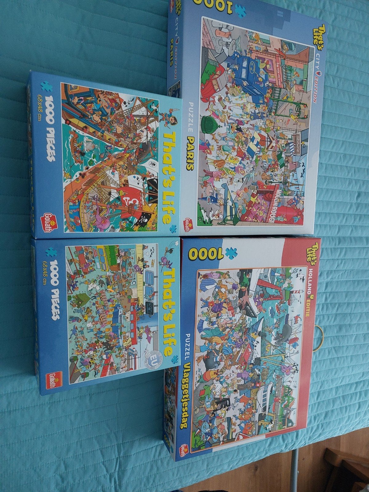 puzzels per stuk 2.50, Ophalen, 500 t/m 1500 stukjes, Zo goed als nieuw