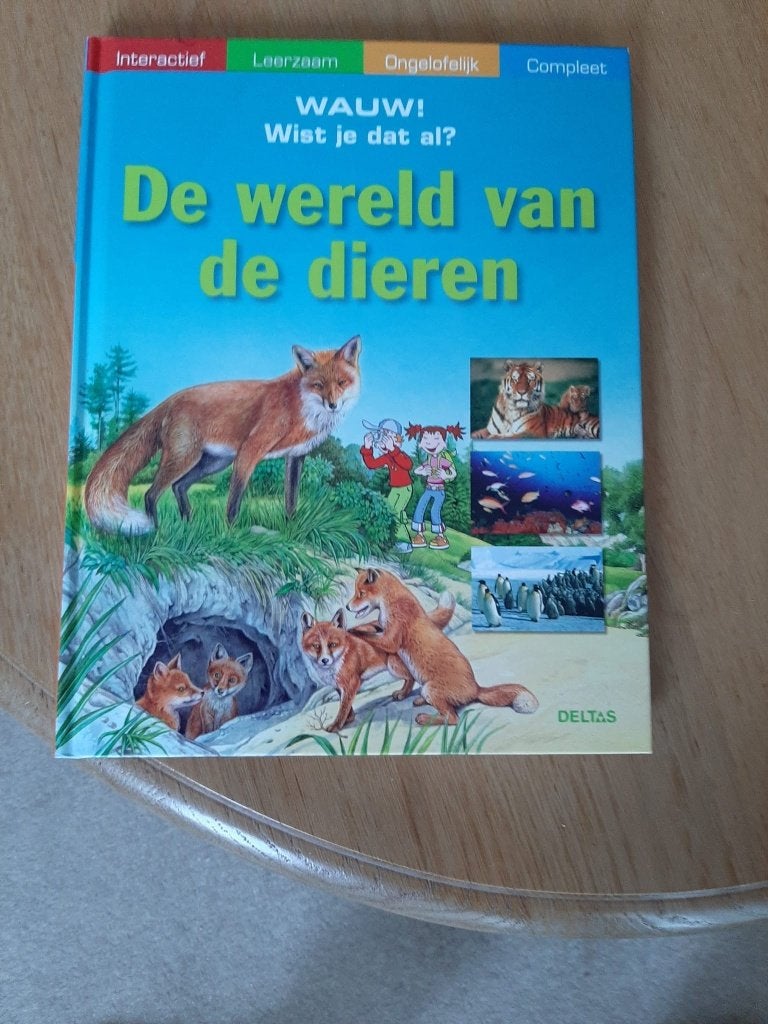 De wereld van de dieren Interactief- Leerzaam- Ongelofelij, Ophalen of Verzenden, Zo goed als nieuw