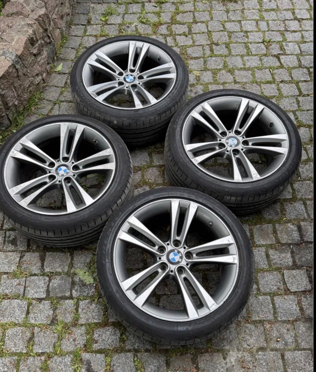 BMW velgen met zomerbanden - 18 inch, 18 inch, Gebruikt, Banden en Velgen, Ophalen of Verzenden