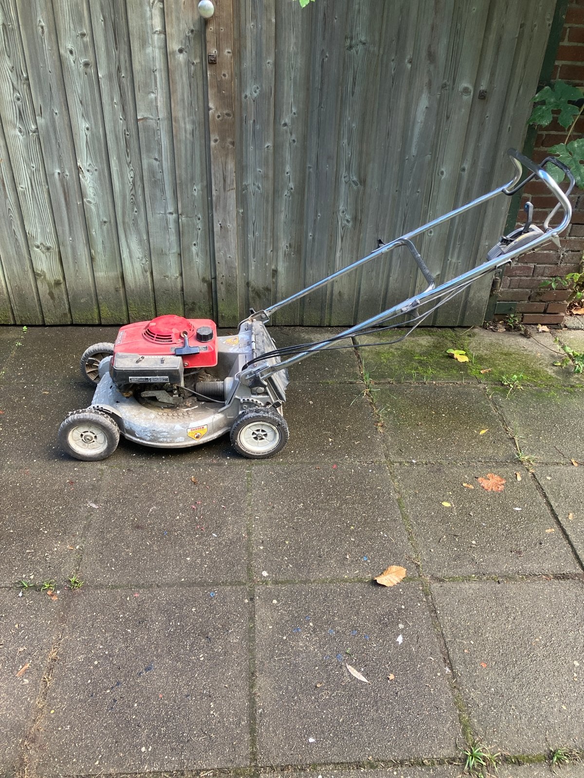 Honda HR194 Benzine Grasmaaier - Gebruikt, Ophalen, Cirkelmaaier, Gebruikt, Versnellingen