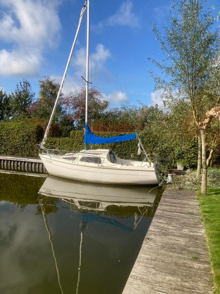 Leisure 20 Kimkieler zeiljachtje, Watersport en Boten, Kajuitzeilboten en Zeiljachten, Ophalen, Zo goed als nieuw, Polyester, Benzine