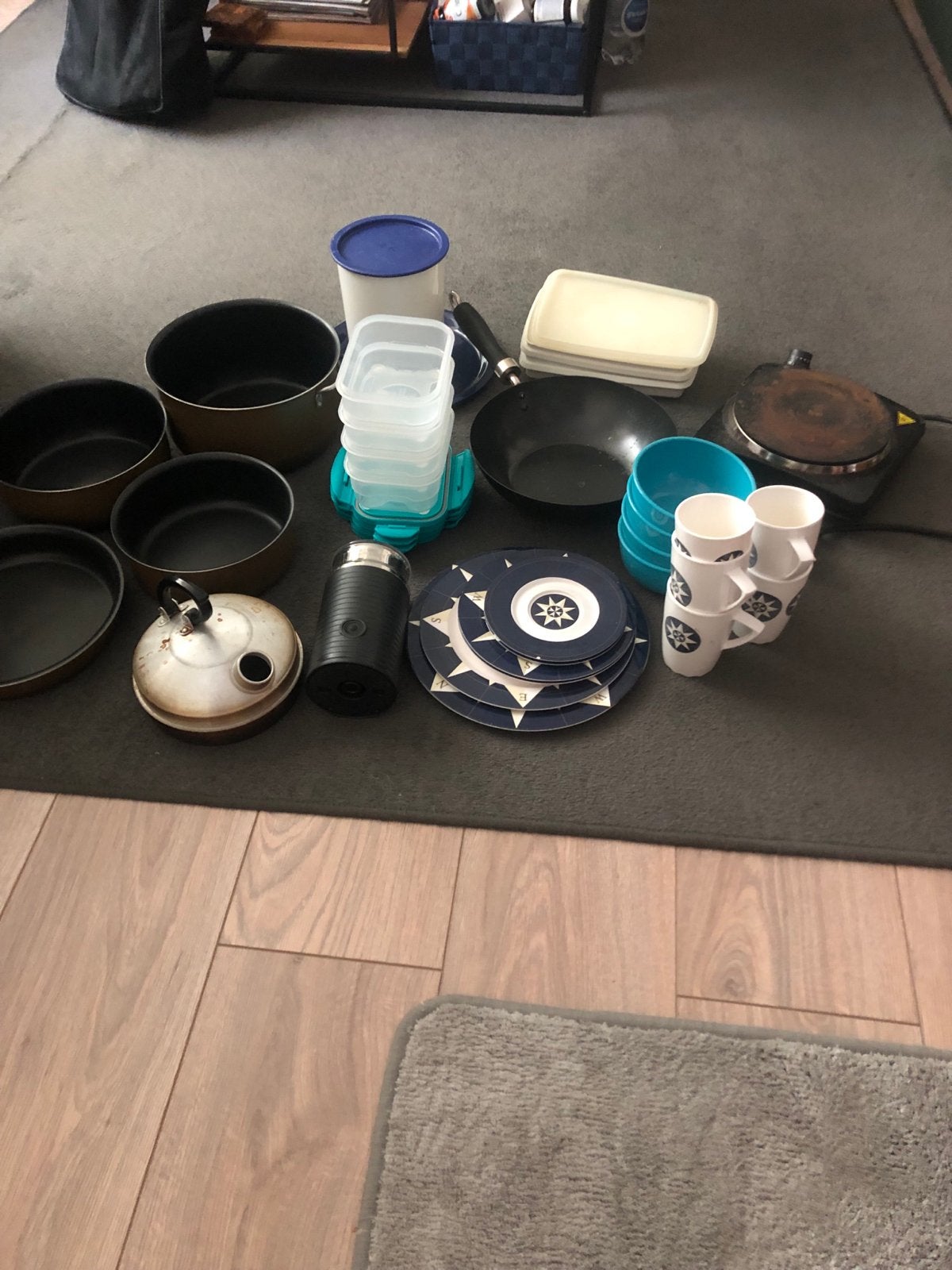 Diverse keukengerei: pannen, Nespresso, Tupperware, kookpit, Overige typen, Ophalen, Gebruikt, Overige merken