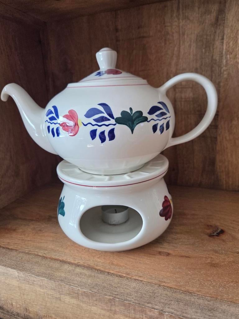Boerenbont theepot, Ophalen