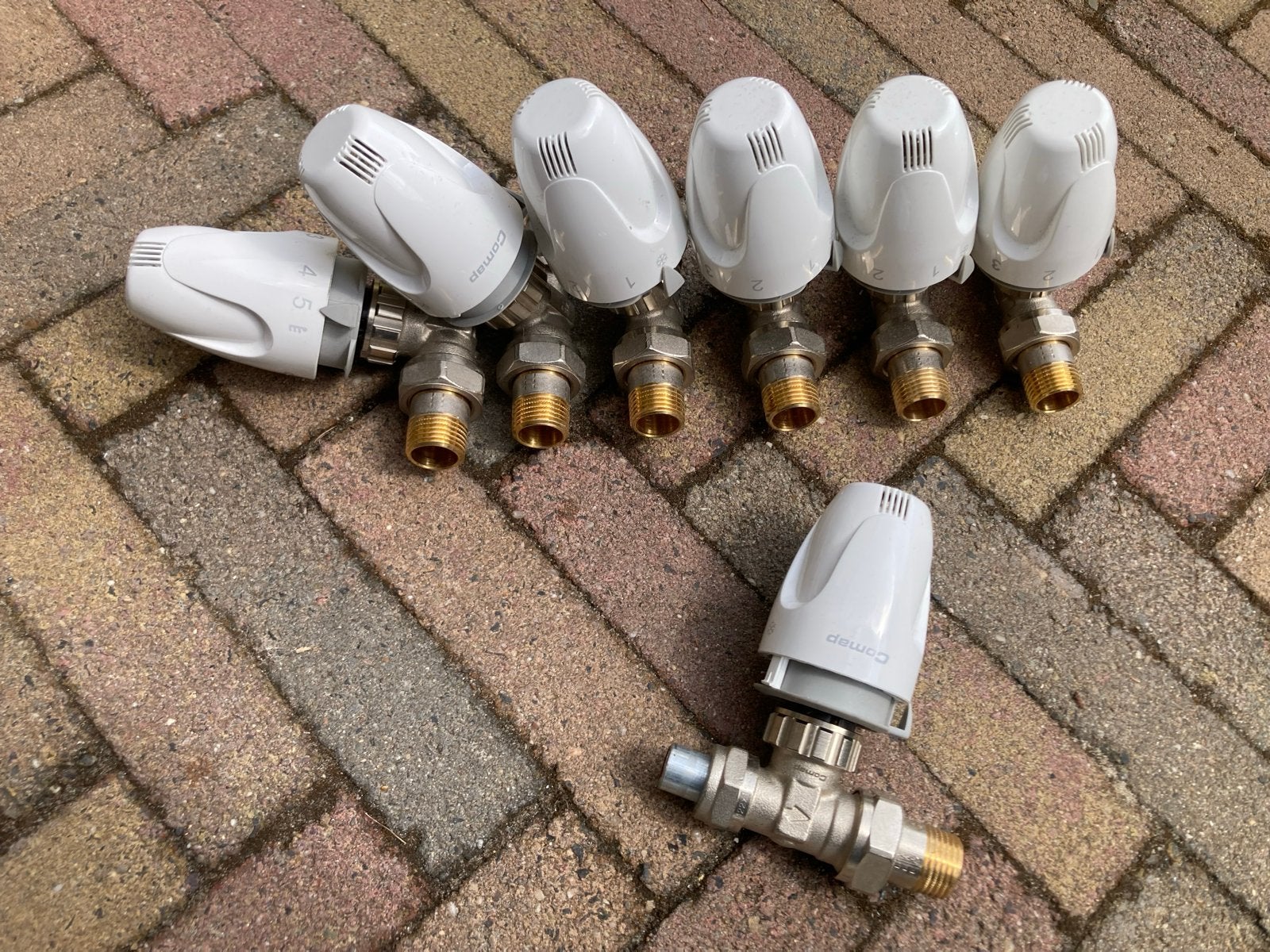 7x Comap Thermostaatkranen CV 15mm 1/2”, Ophalen of Verzenden, Zo goed als nieuw