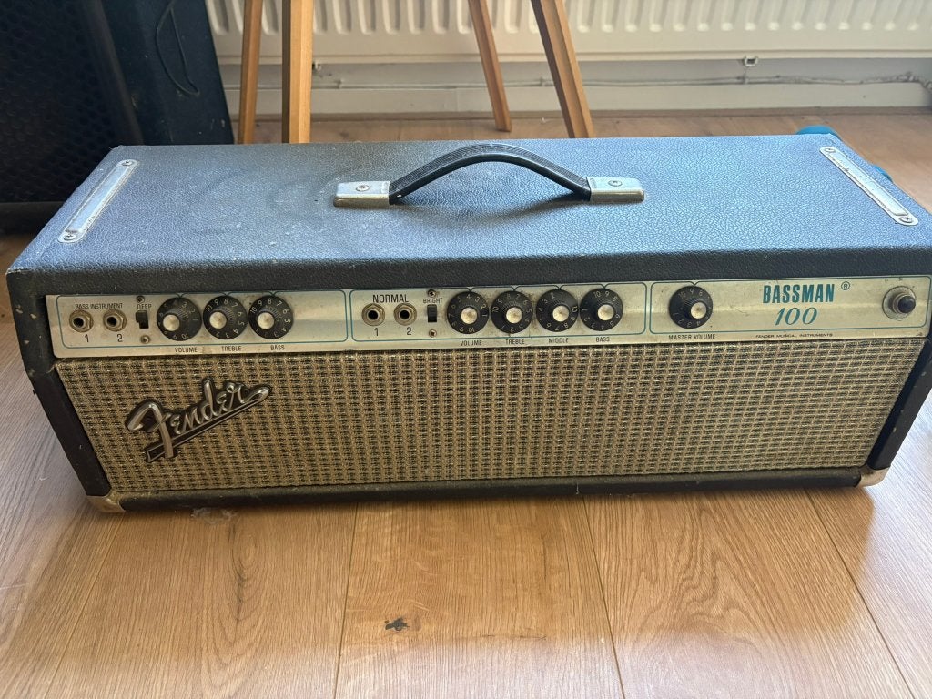 Fender Bassman 100 versterker, Ophalen, Gebruikt, Basgitaar, 100 watt of meer