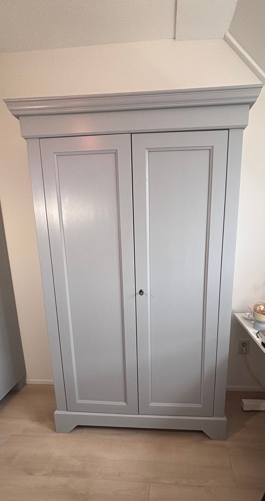 Isabelle Brocante kast WOOOD grijs, Ophalen, 50 tot 100 cm, Zo goed als nieuw, 150 tot 200 cm