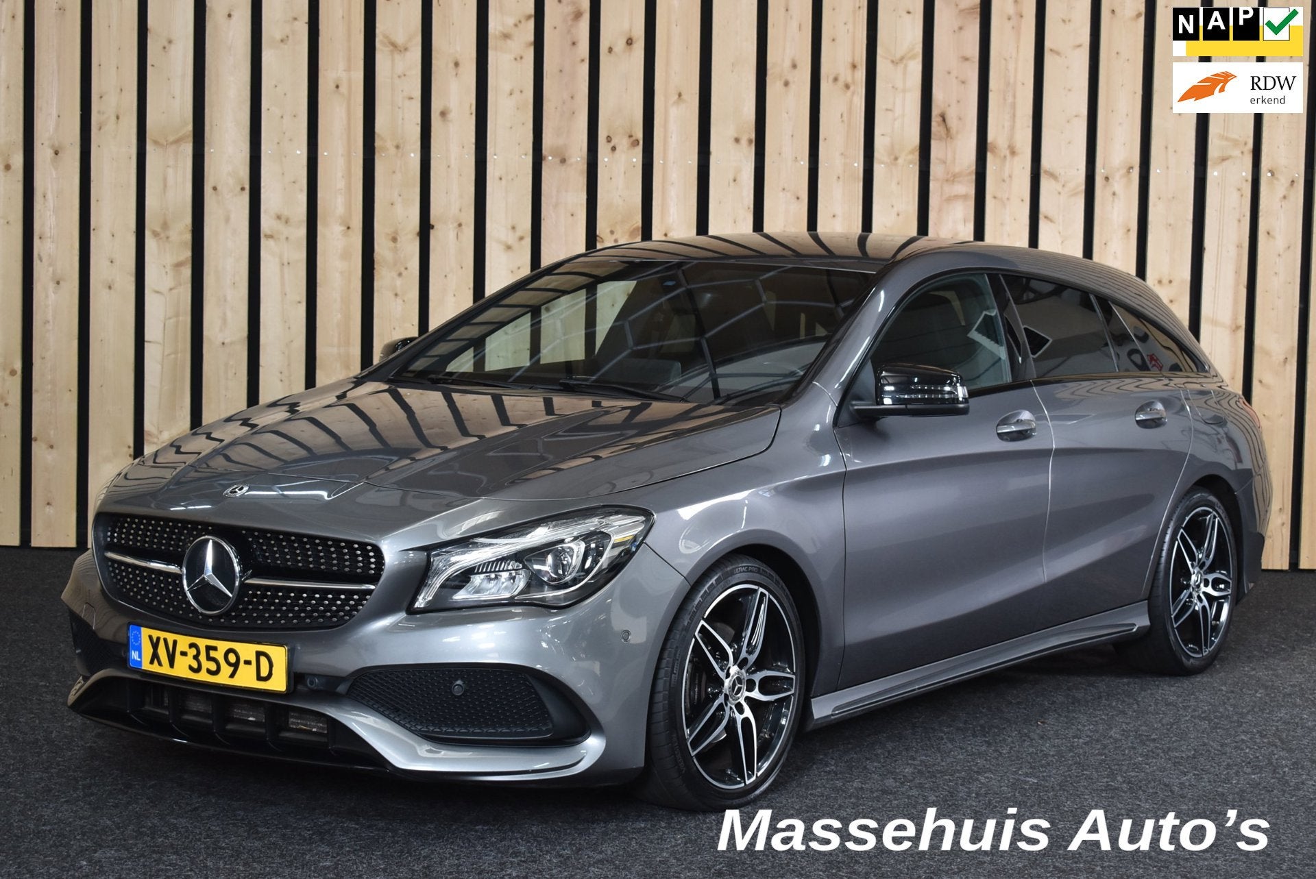 Mercedes-Benz CLA-klasse Shooting Brake 180 2e eig. AMG Line, Auto's, CLA, 730 kg, Gebruikt, 4 cilinders