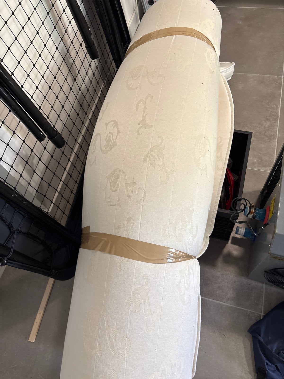 Gratis Topper 140x200 cm - Slechts 6 weken gebruikt in carav, Ophalen, Tweepersoons, 140 cm, Zo goed als nieuw