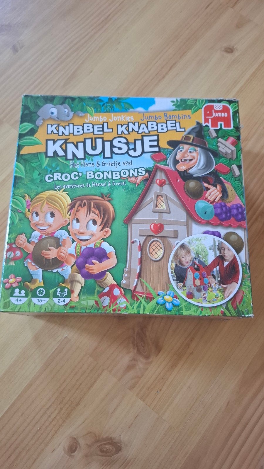 Jumbo Knibbel Knabbel Knuisje Hans & Grietje spel, Hobby en Vrije tijd, Gezelschapsspellen | Bordspellen, Een of twee spelers