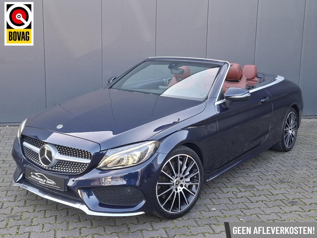 Mercedes C-klasse Cabrio 250 Premium AMG Line / PRACHTIGE AU, Auto's, Mercedes-Benz, Automaat, Automatische klimaatregeling, Achterwielaandrijving