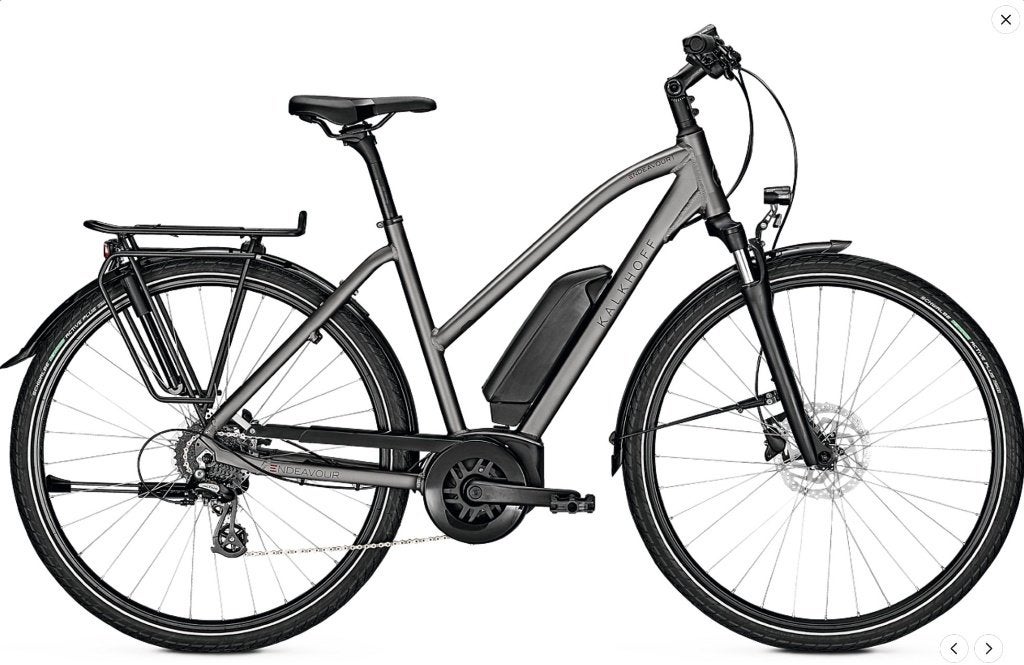 Kalkhof Endeavour E-bike 57 cm met Bosch Performance Line, Zo goed als nieuw, 50 km per accu of meer, 55 tot 59 cm, Ophalen