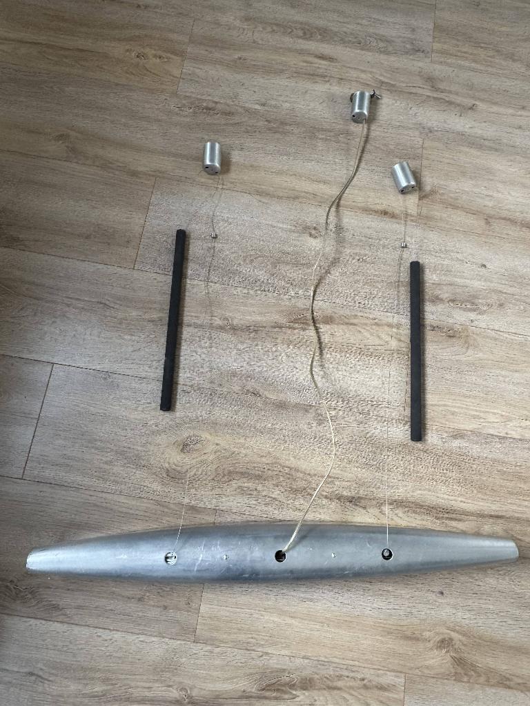 Eettafel lamp LineA - met philips hue lichtstrip, Ophalen, Zo goed als nieuw, Metaal, Modern