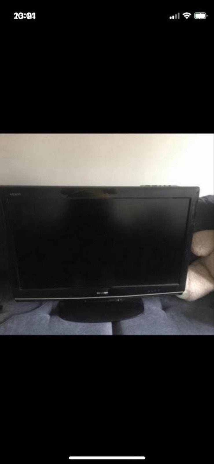 Sharp Aquos LCD TV - Gebruikt 77x50cm, Ophalen, Gebruikt, 50 Hz, Minder dan 40 cm
