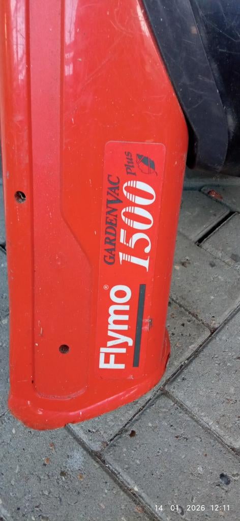 Flymo GardenVac 1500 Plus Bladblazer/Bladzuiger, Ophalen, Gebruikt, Met opvangzak, Handgedragen
