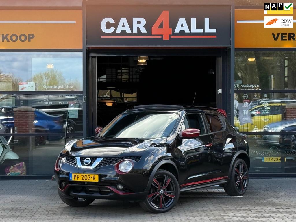 Nissan Juke 1.2 DIG-T S/S Tekna Nismo PANO/360*CAMERA/LEDER/, Auto's, Nissan, Voorwielaandrijving, 639 kg, 116 pk, Zwart