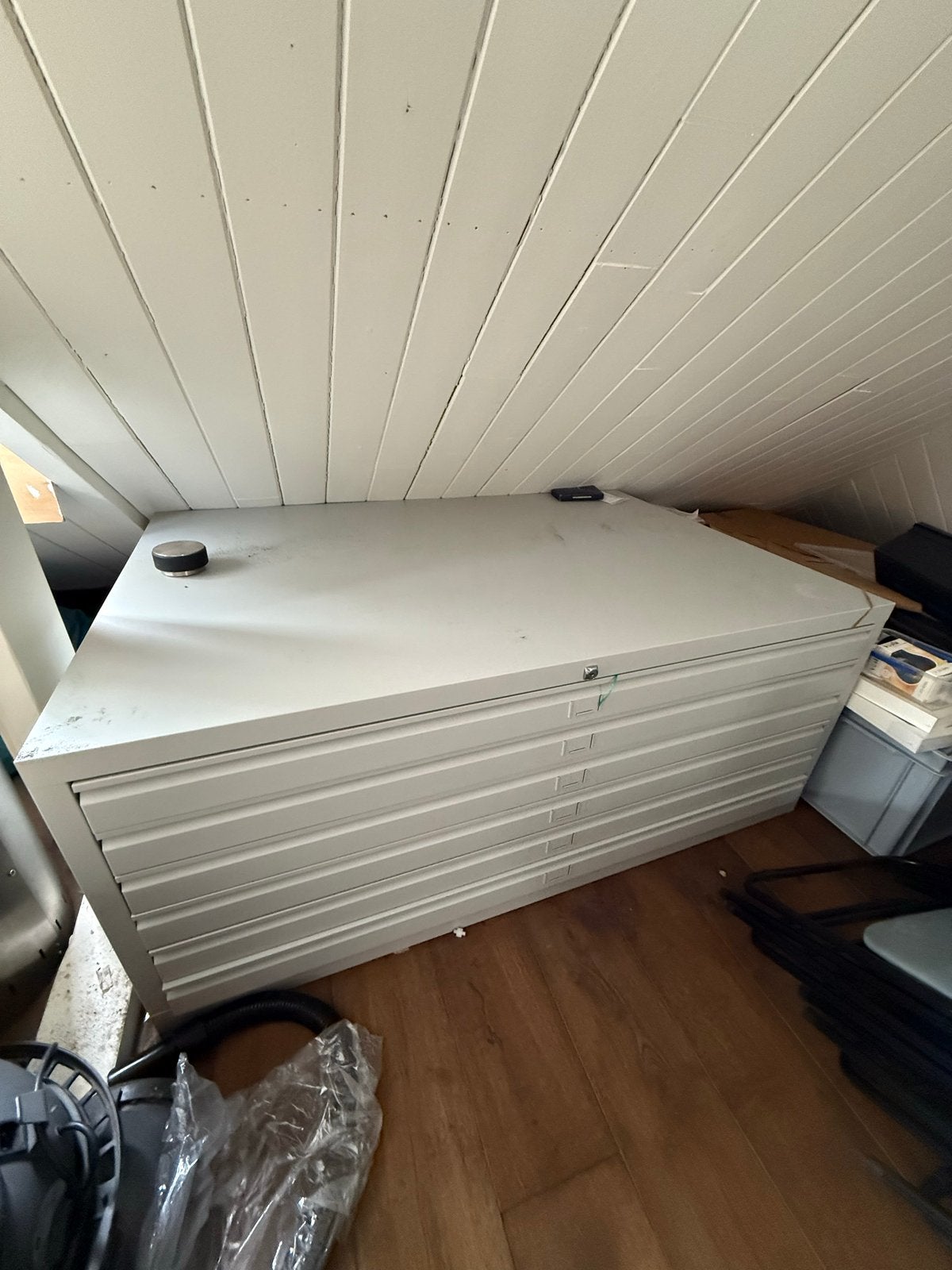 Bisley ladekast/archiefkast voor A0/A1 tekeningen, Huis en Inrichting, Kasten | Roldeurkasten en Archiefkasten, Ophalen, Gebruikt