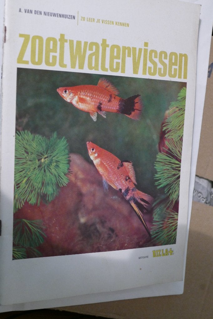 A. van den Nieuwenhuizen – Zoetwatervissen (Rizla), Ophalen of Verzenden, Gelezen, A. van den Nieuwenhuizen