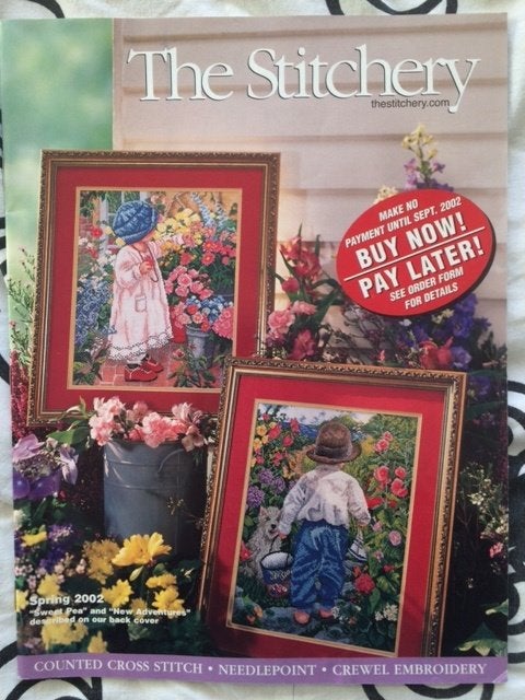borduur catalogus the stitchery spring 2002, Ophalen of Verzenden, Zo goed als nieuw, Handborduren, Overige typen