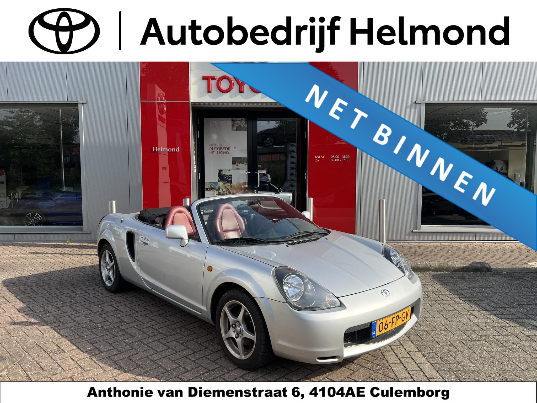 Toyota MR 2 1.8-16v VVT-i, Dealer onderhouden, Gebruikt, 4 cilinders, Cabriolet