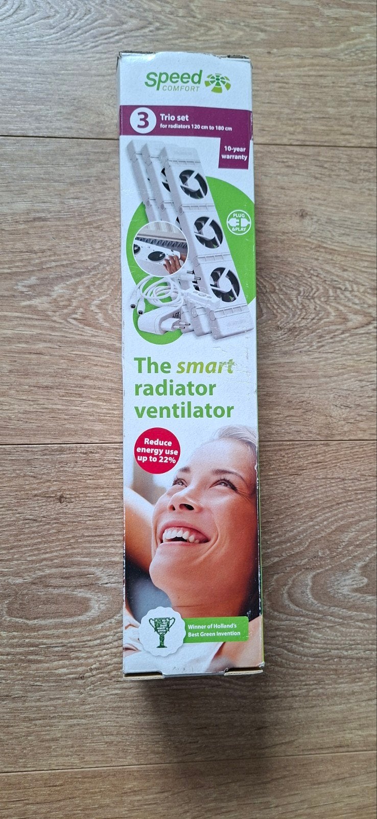 Speedcomfort radiatorventilator trio set, Doe-het-zelf en Verbouw, Verwarming en Radiatoren, Ophalen, Minder dan 30 cm, Hoog rendement (Hr)