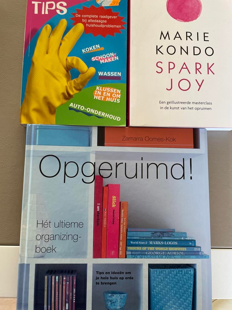Boeken over opruimen en huishouden - Marie Kondo & meer, Ophalen of Verzenden, Zo goed als nieuw, Overige soorten