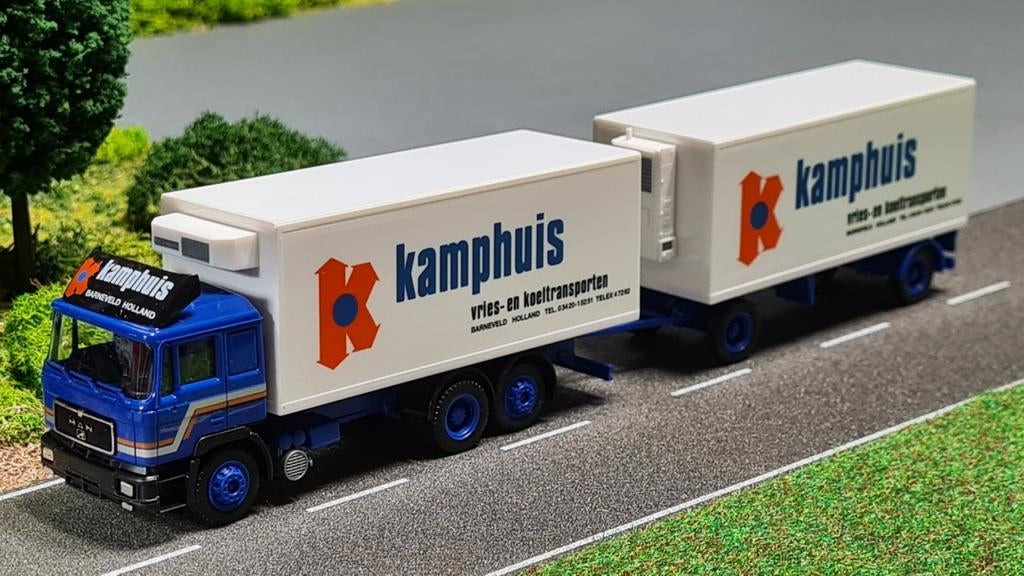 047 Herpa/WDV Kamphuis MAN koelcombinatie, Ophalen of Verzenden, Nieuw, Bus of Vrachtwagen, Herpa