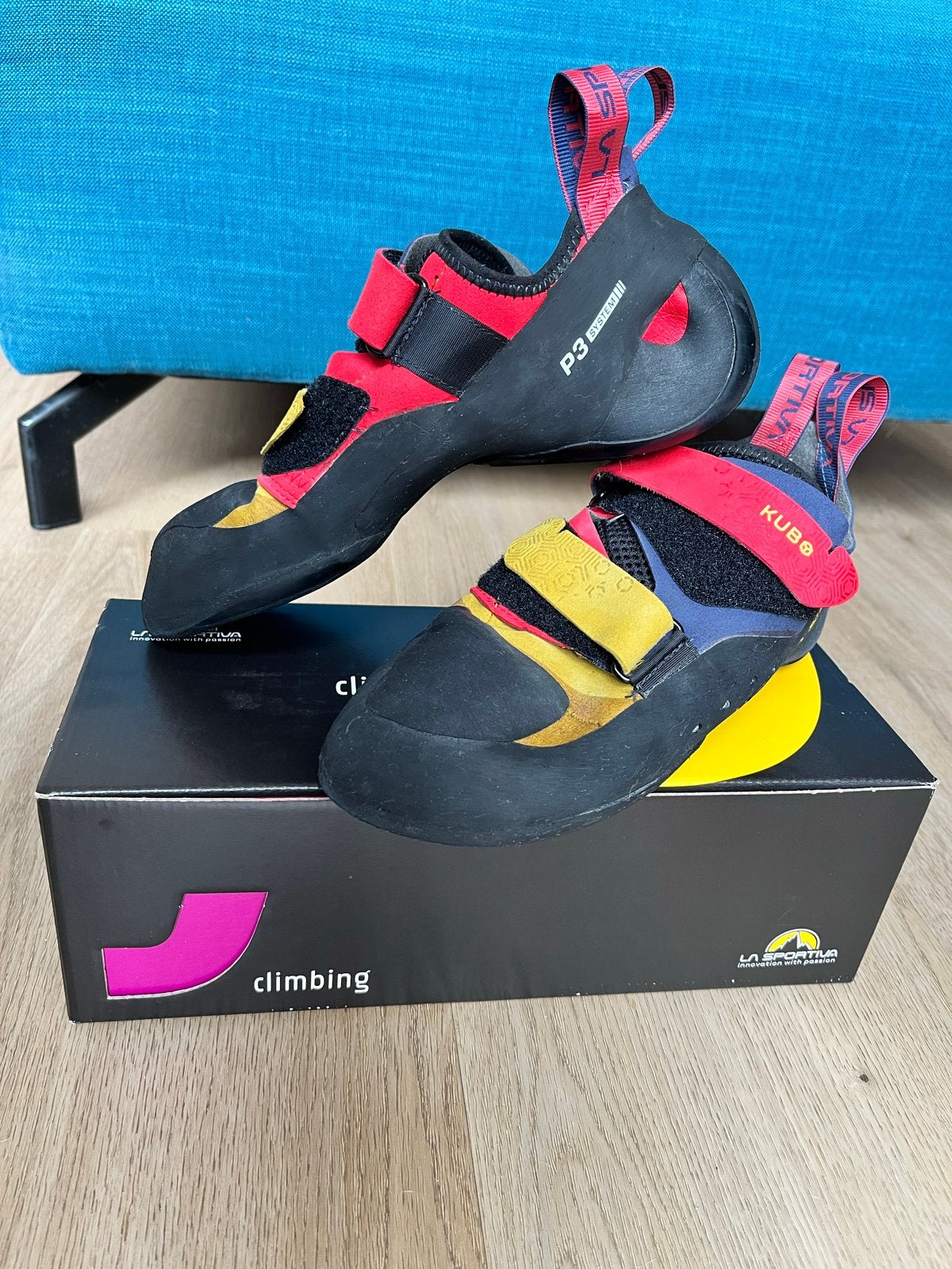 La Sportiva Kubo Klimschoenen - Maat 44.5, Ophalen of Verzenden, Zo goed als nieuw, Klimsportschoenen