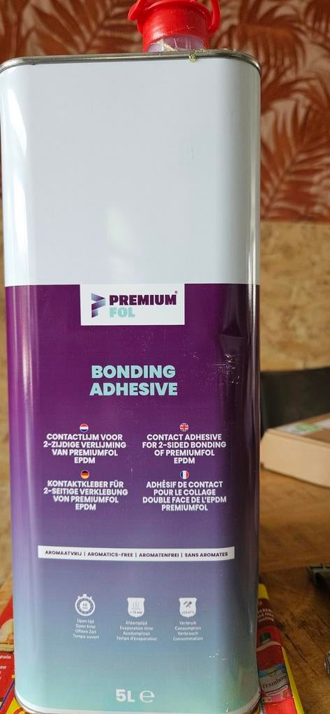 Premium Fol Contactlijm 5L voor EPDM, Ophalen of Verzenden, Nieuw