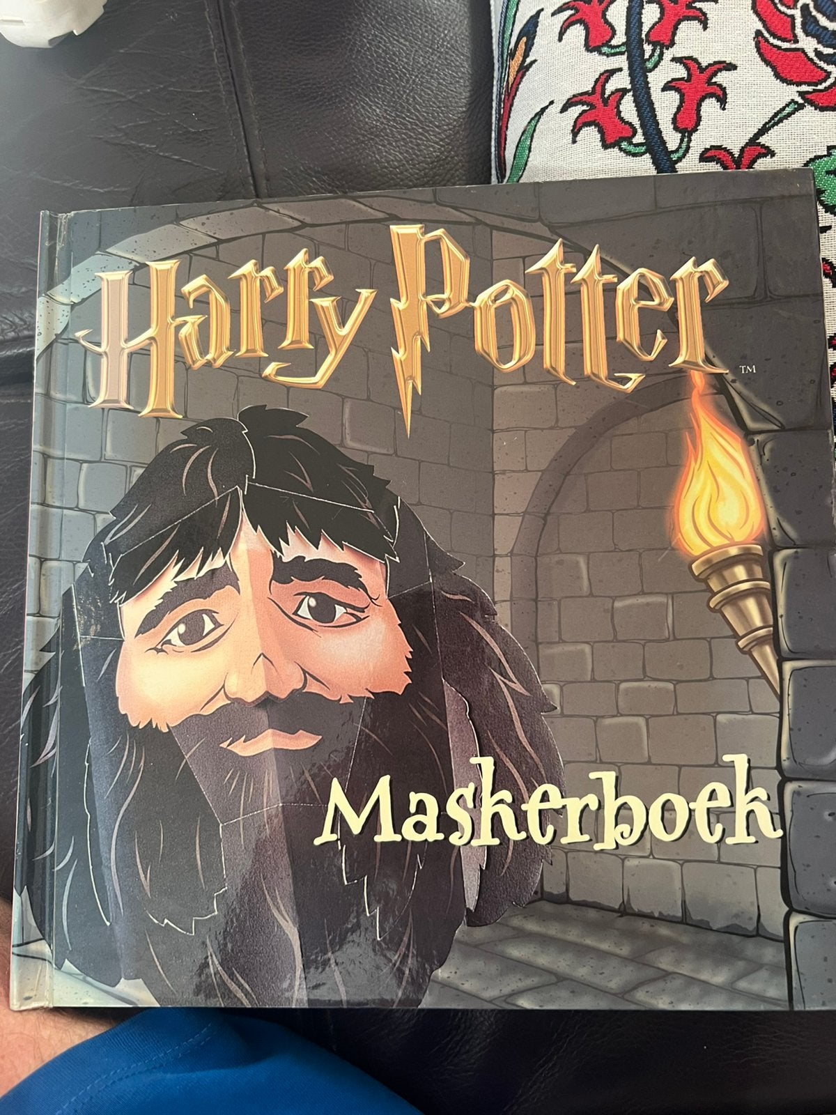 Harry Potter maskerboek uit 2001, Verzamelen, Harry Potter, Verzenden, Zo goed als nieuw, Actiefiguurtje