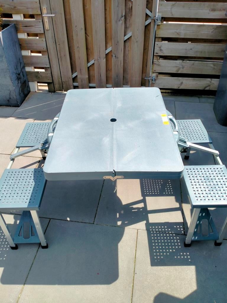 Bocamp kinder picknick tafel, Tuin en Terras, Ophalen of Verzenden, Rechthoekig, Hout