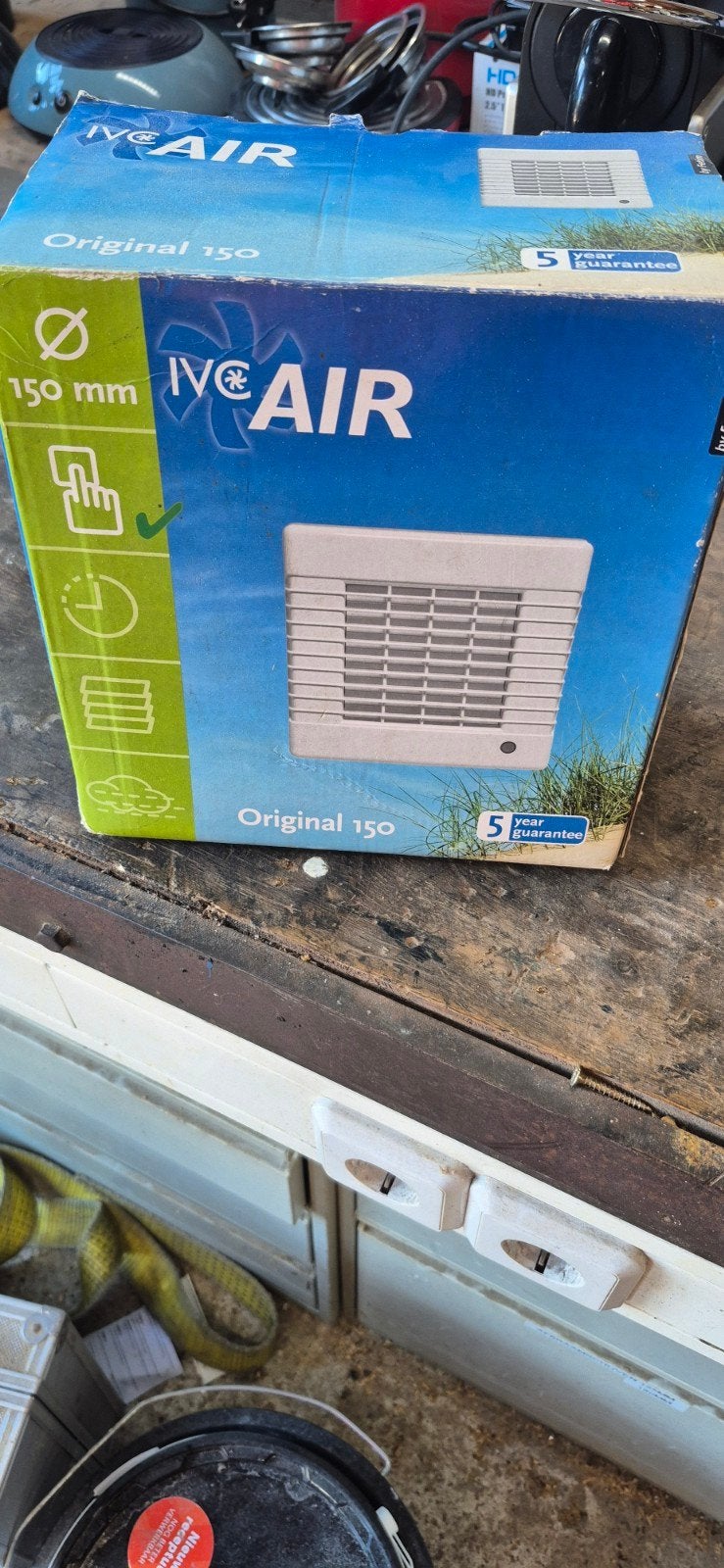 Nieuwe IVC AIR Original 150 Badkamerventilator - 150mm, Ophalen of Verzenden, Nieuw, Ventilator en Afzuiger