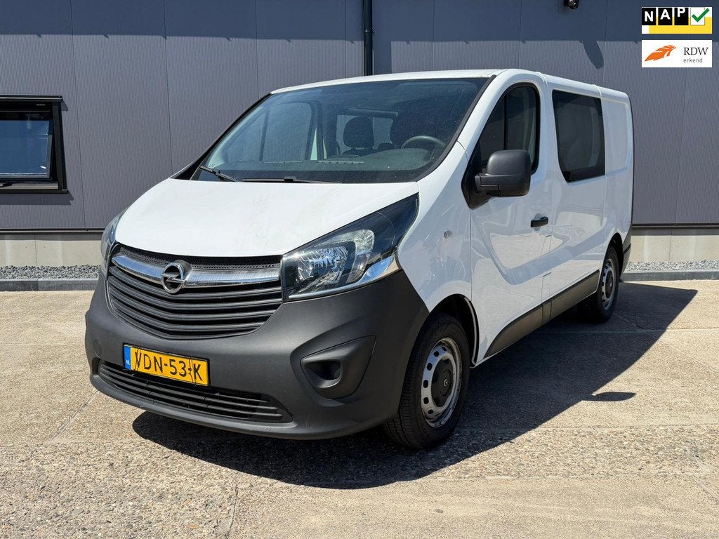 Opel Vivaro 1.6 CDTI L1H1 DC Edition EcoFlex, Voorwielaandrijving, Gebruikt, 2000 kg, Wit