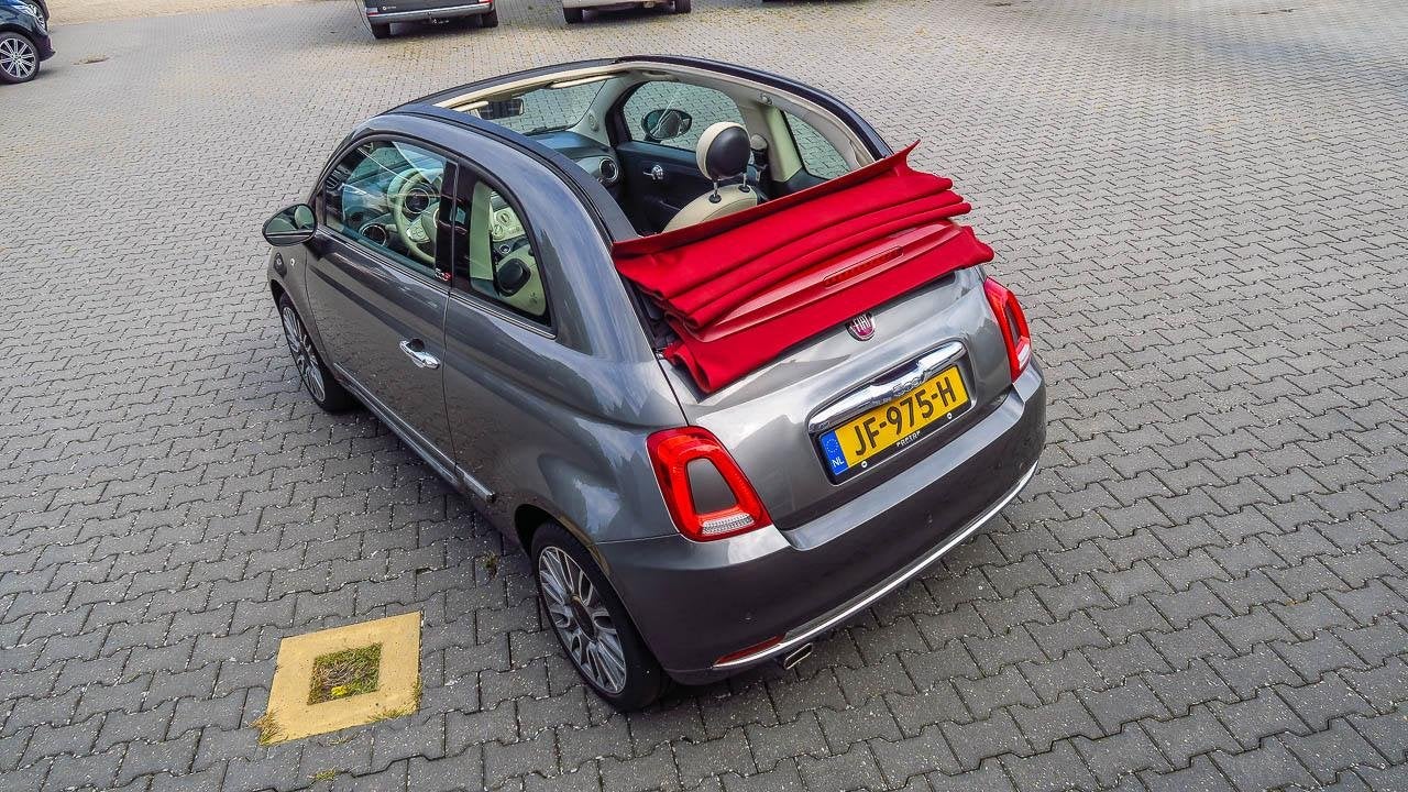 Fiat 500 C 0.9 TwinAir Turbo Lounge Cabrio, Stof, Gebruikt, Cabriolet, Bedrijf