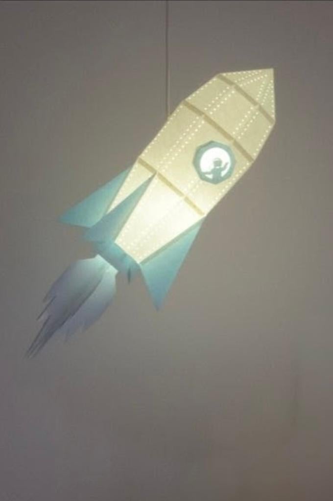 Raket lamp van Paper OWL diy, Ophalen of Verzenden, Nieuw