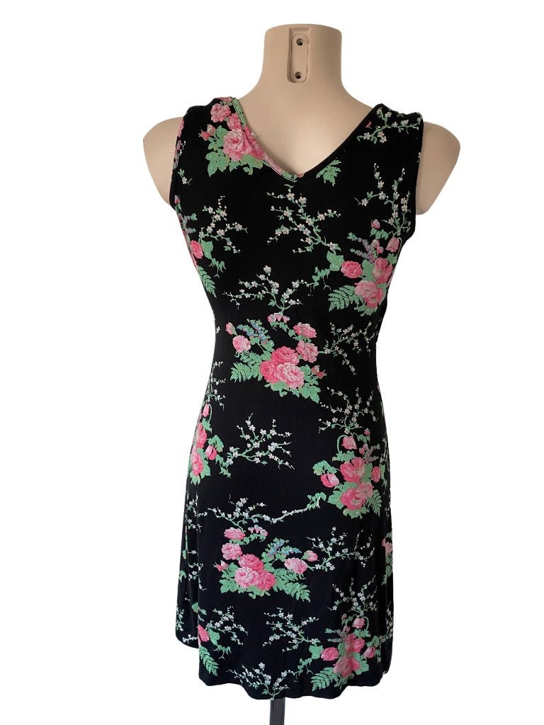 King Louie jurk S, Kleding | Dames, Jurken, Maat 38/40 (M), Zwart, Ophalen of Verzenden, Zo goed als nieuw
