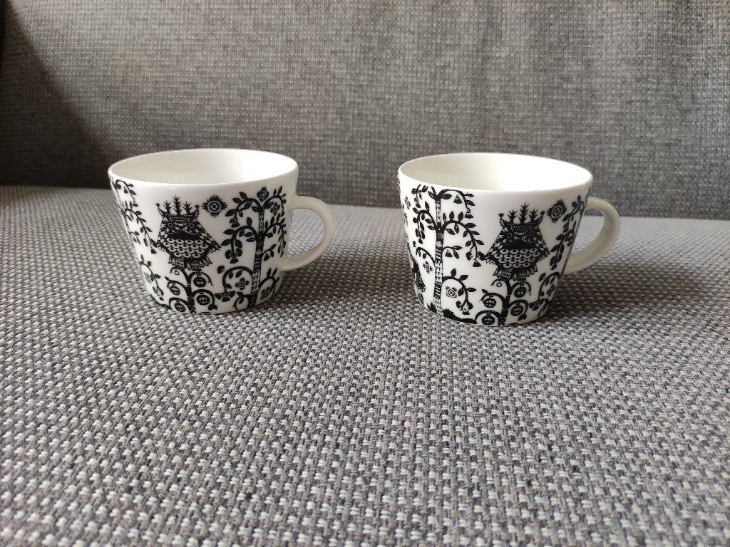 Iittala Taika mokken 20cl 2 stuks, Ophalen of Verzenden, Zo goed als nieuw, Overige stijlen, Kop(pen) en/of Schotel(s)