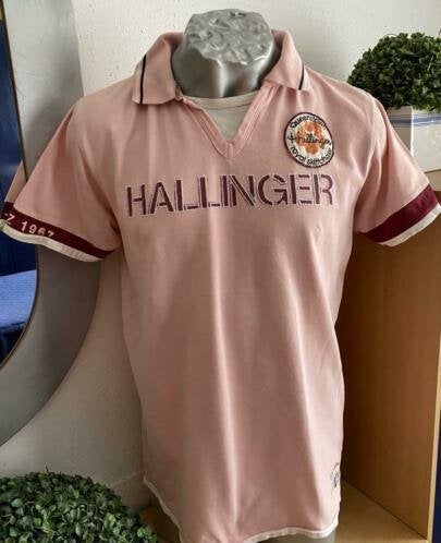Hallinger polo maat M [vm], Kleding | Heren, Ophalen of Verzenden, Zo goed als nieuw, Maat 48/50 (M), Roze