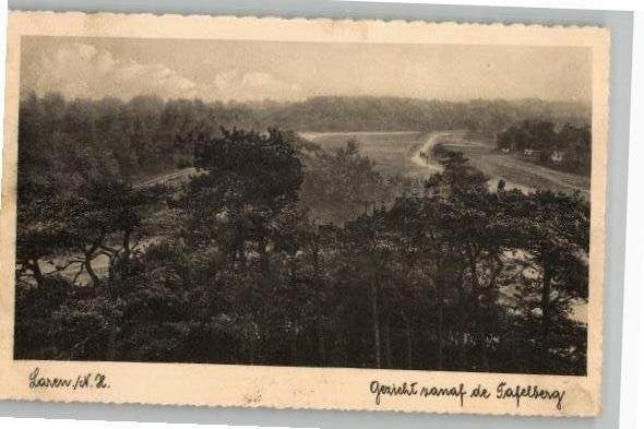 Laren Waschmeer en Tafelberg 2 kaarten st 1937, Ophalen of Verzenden, 1920 tot 1940, Gelopen, Noord-Holland