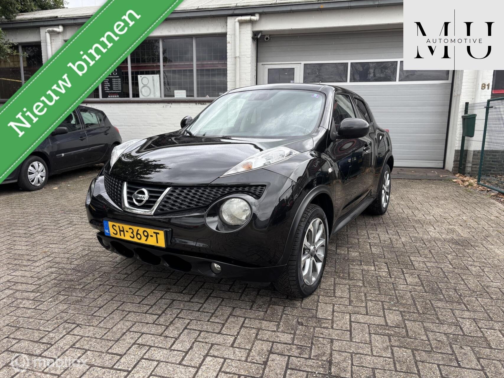 Nissan Juke 1.6 Tekna, Auto's, Euro 5, 4 cilinders, Leder, Bedrijf