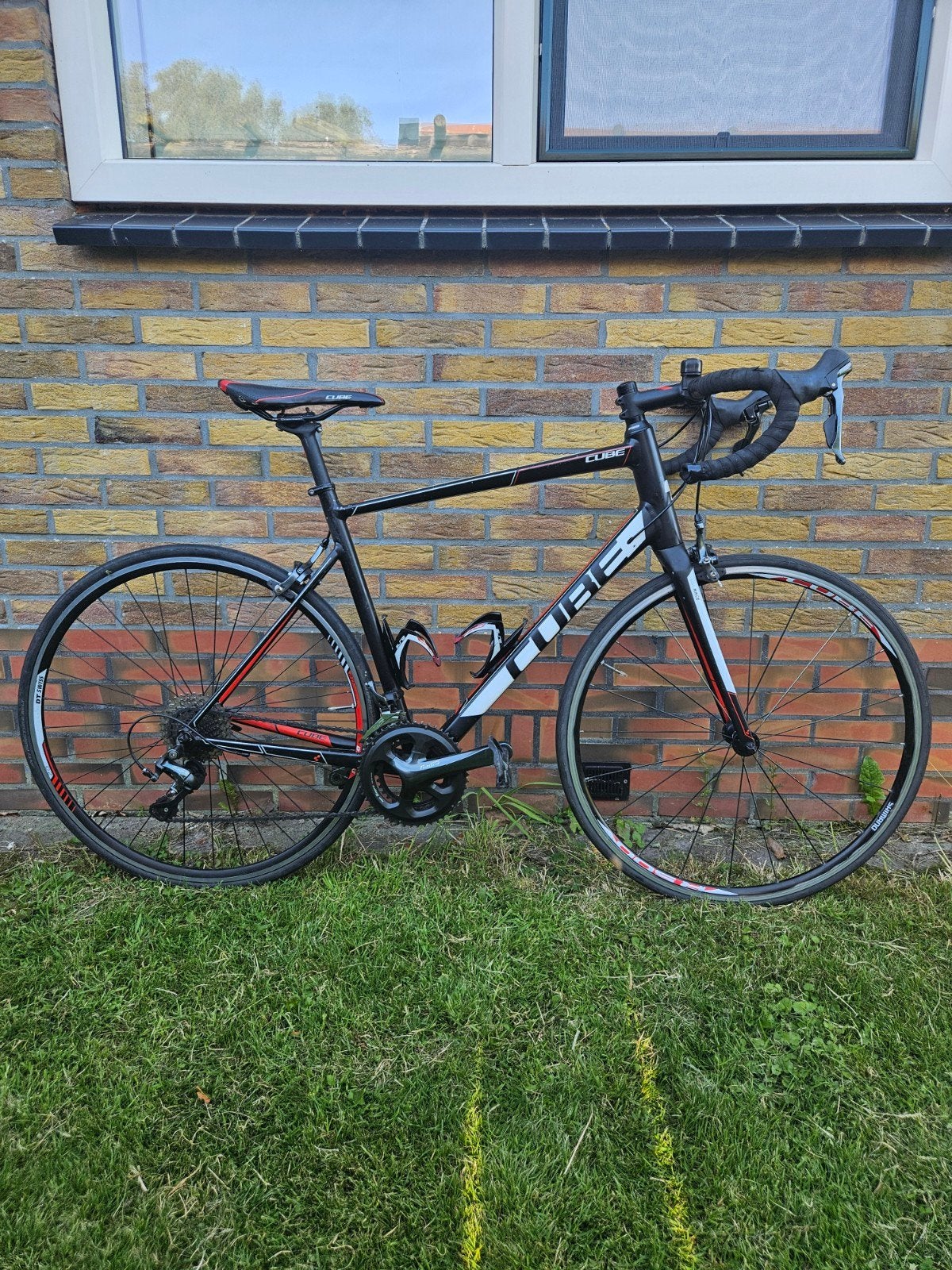 Cube Attain racefiets - framemaat 58 cm, Fietsen en Brommers, Fietsen | Racefietsen, 28 inch, Gebruikt, Velgrem, Aluminium