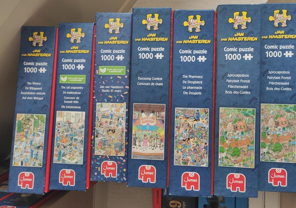 Jan van Haasteren puzzels, Ophalen, 500 t/m 1500 stukjes, Zo goed als nieuw