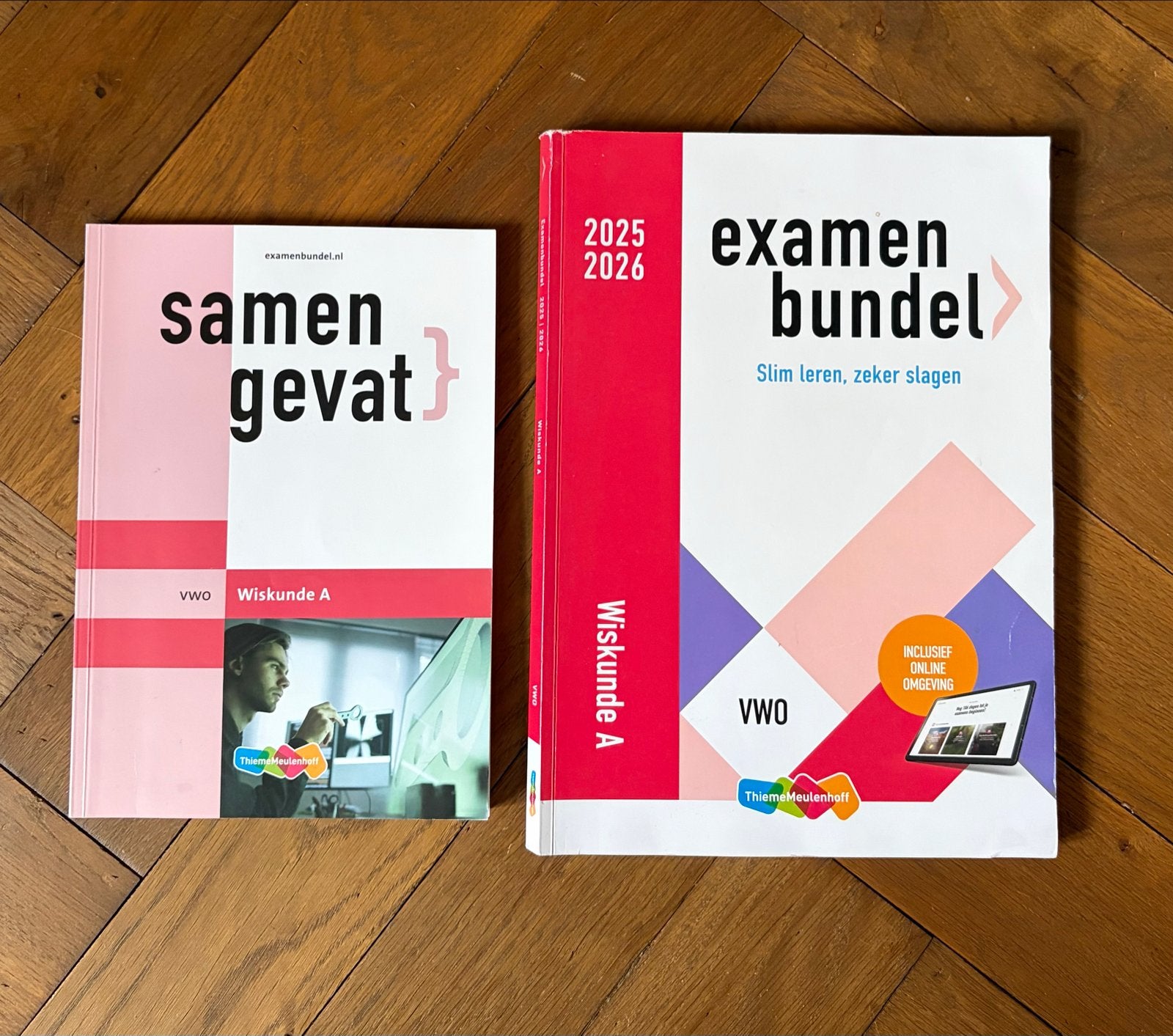 Examenbundel Wiskunde A VWO & Samengevat Wiskunde A VWO, Ophalen of Verzenden, Zo goed als nieuw, VWO, Wiskunde A
