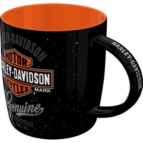 Harley Davidson genuine logo reclame mok koffiebeker beker, Ophalen of Verzenden, Nieuw, Auto's